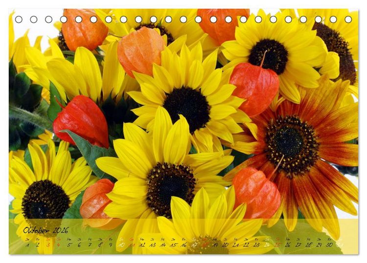 Produktbild: Bl&uuml;ten dicht an dicht (Tischkalender 2026 DIN A5 quer), CALVENDO Monatskalender