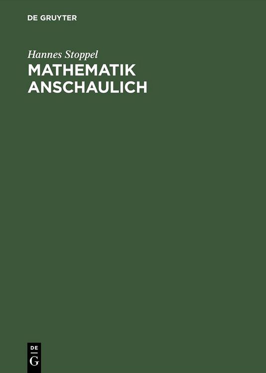 Produktbild: Mathematik anschaulich