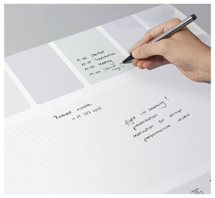Produktbild: Sigel H6312 Schreibunterlage Papier Wochenplan kariert (B x H) 59.50 cm x 41 cm 2026, 2027, 2028 30 Blatt