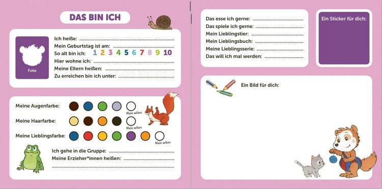 Produktbild: Bobo Siebenschl&auml;fer - Mein Kindergarten Freundebuch