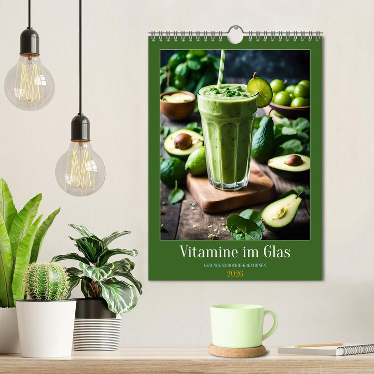 Produktbild: Vitamine im Glas - Gesunde Smoothie Kreationen (Wandkalender 2026 DIN A4 hoch), CALVENDO Monatskalender