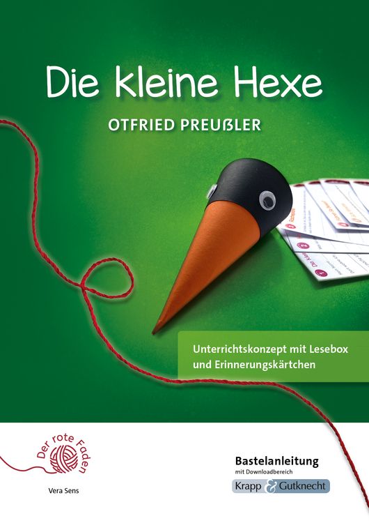 Produktbild: Der rote Faden: Die kleine Hexe &ndash; Otfried Preu&szlig;ler &ndash; Bastelanleitung