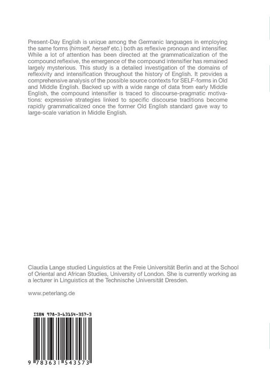 Produktbild: Reflexivity and Intensification in English