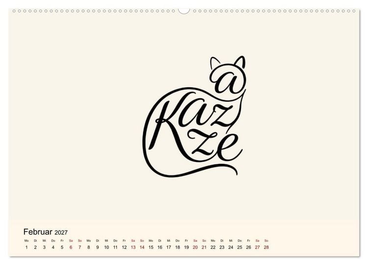 Produktbild: Buchstabentiere (Wandkalender 2027 DIN A2 quer), CALVENDO Monatskalender