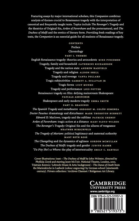 Produktbild: The Cambridge Companion to English Renaissance Tragedy