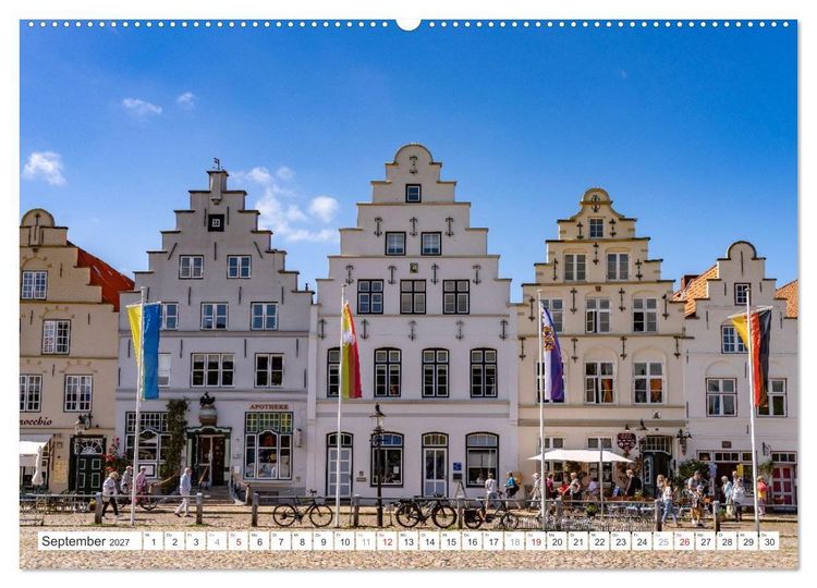 Produktbild: Deutschlands sch&ouml;nste Altst&auml;dte - Schleswig-Holstein (Wandkalender 2027 DIN A2 quer), CALVENDO Monatskalender