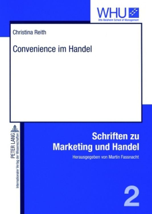 Bild vom Artikel Convenience im Handel vom Autor Christina Reith
