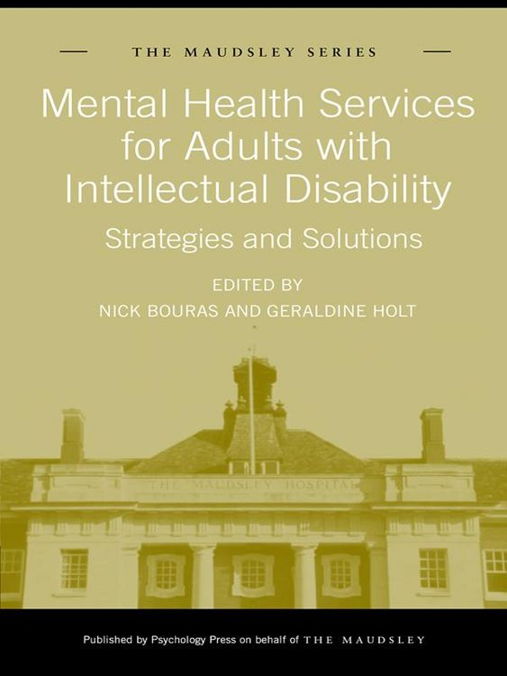 Produktbild: Mental Health Services for Adults with Intellectual Disability