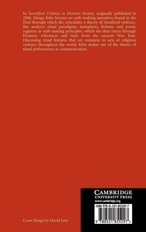 Produktbild: Sanctified Violence in Homeric Society