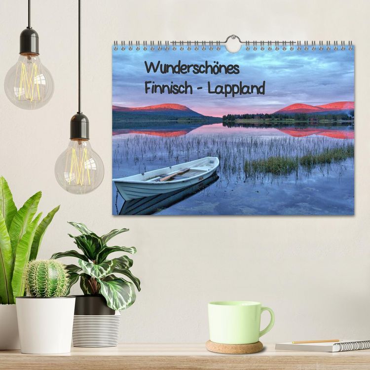 Produktbild: Wundersch&ouml;nes Finnisch - Lappland (Wandkalender 2026 DIN A4 quer), CALVENDO Monatskalender