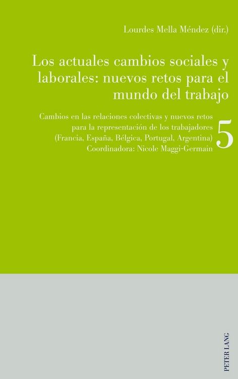 Produktbild: Los actuales cambios sociales y laborales: nuevos retos para el mundo del trabajo