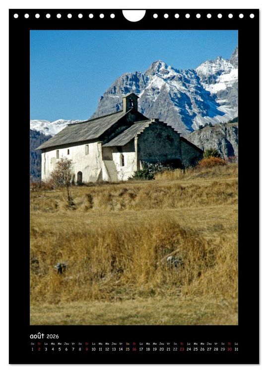 Produktbild: La vall&eacute;e de la Clar&eacute;e Hautes-Alpes (Calendrier mural 2026 DIN A4 horizontal), CALVENDO calendrier mensuel