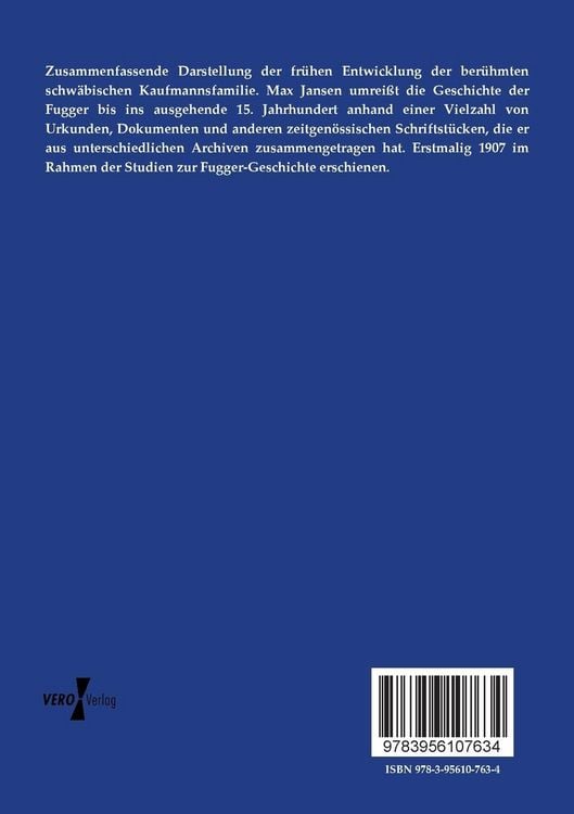 Produktbild: Die Anf&auml;nge der Fugger