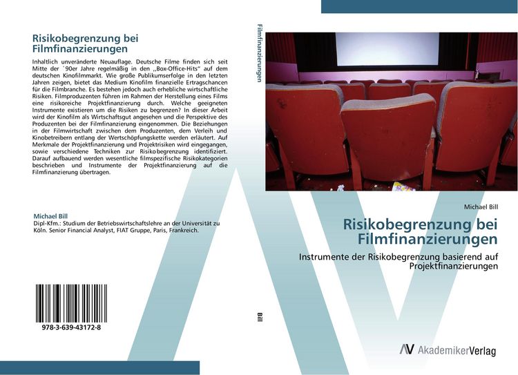 Produktbild: Risikobegrenzung bei Filmfinanzierungen