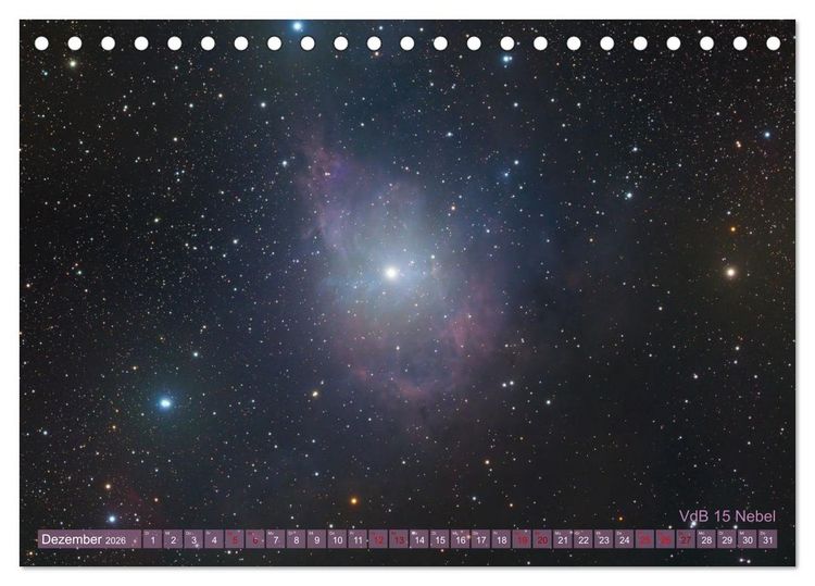 Produktbild: Deep Sky Kalender (Tischkalender 2026 DIN A5 quer), CALVENDO Monatskalender