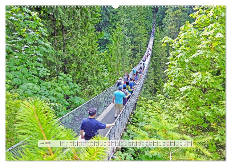 Produktbild: Vancouver Kanada 2026 (hochwertiger Premium Wandkalender 2026 DIN A2 quer), Kunstdruck in Hochglanz
