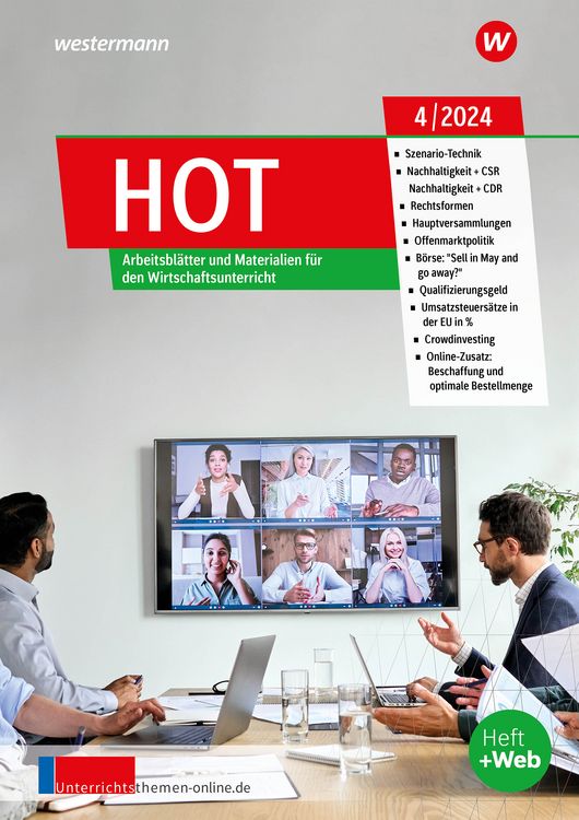 Produktbild: Unterrichtsthemen HOT. Ausgabe 4/2024
