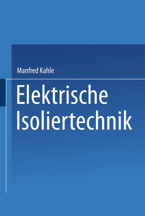 Produktbild: Elektrische Isoliertechnik