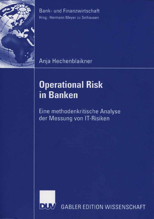 Produktbild: Operational Risk in Banken