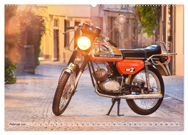 Produktbild: Oldtimer Mopeds - fotografiert von Michael Allmaier (Wandkalender 2026 DIN A2 quer), CALVENDO Monatskalender