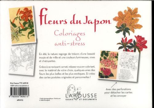 Produktbild: Fleurs du Japon: coloriages anti-stress