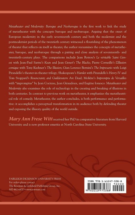 Produktbild: Metatheater and Modernity