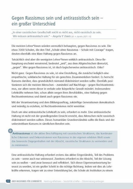 Produktbild: Anti-Rassismus f&uuml;r Lehrkr&auml;fte
