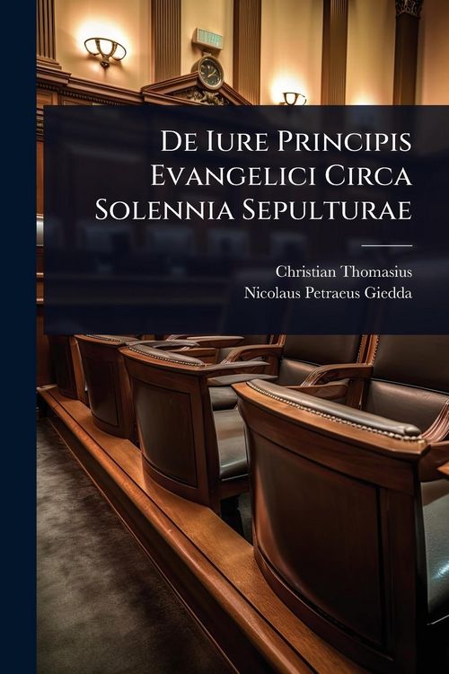 Produktbild: De Iure Principis Evangelici Circa Solennia Sepulturae