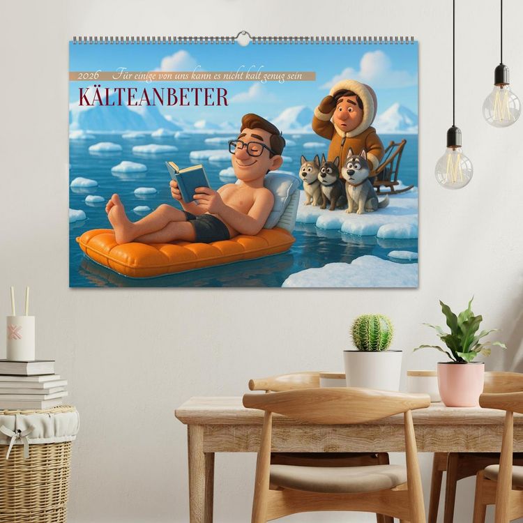 Produktbild: K&auml;lteanbeter (Wandkalender 2026 DIN A2 quer), CALVENDO Monatskalender