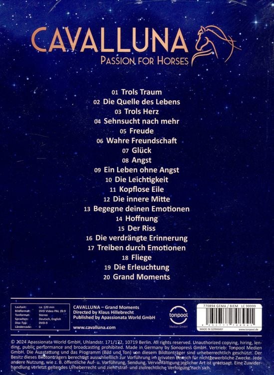 Produktbild: Cavalluna - Passion for Horses - Grand Moments