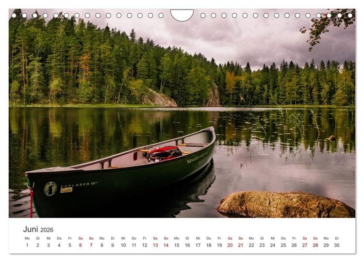 Produktbild: Finnland - Das bezaubernde Land im Norden. (Wandkalender 2026 DIN A4 quer), CALVENDO Monatskalender