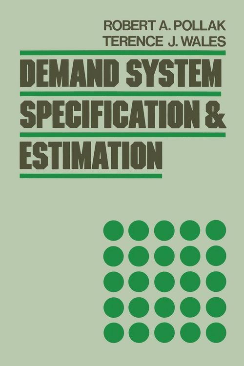 Produktbild: Demand System Specification and Estimation