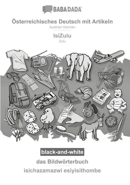 Produktbild: &Ouml;sterreichisches Deutsch mit Artikeln - IsiZulu, das Bildw&ouml;rterbuch, BW