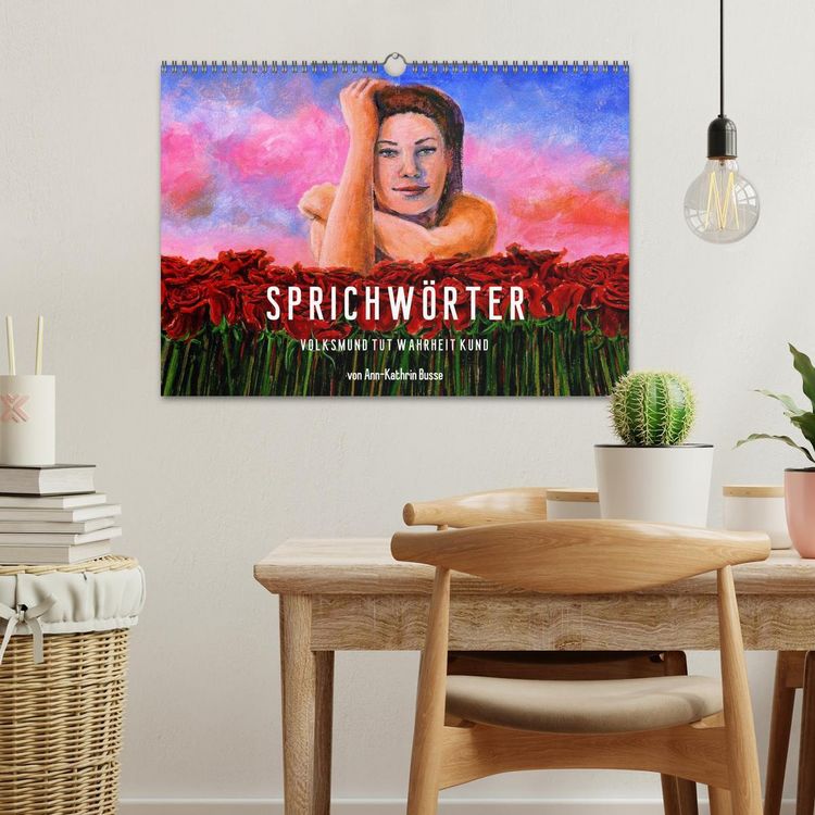 Produktbild: Sprichw&ouml;rter (Wandkalender 2026 DIN A3 quer), CALVENDO Monatskalender