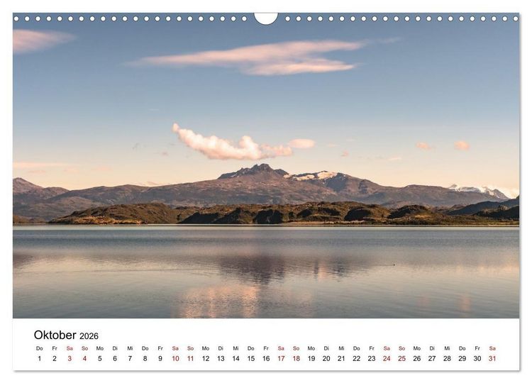 Produktbild: Patagonien, Torres del Paine Nationalpark: Am Rand der Welt (Wandkalender 2026 DIN A3 quer), CALVENDO Monatskalender