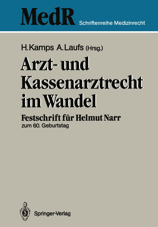Produktbild: Arzt- und Kassenarztrecht im Wandel