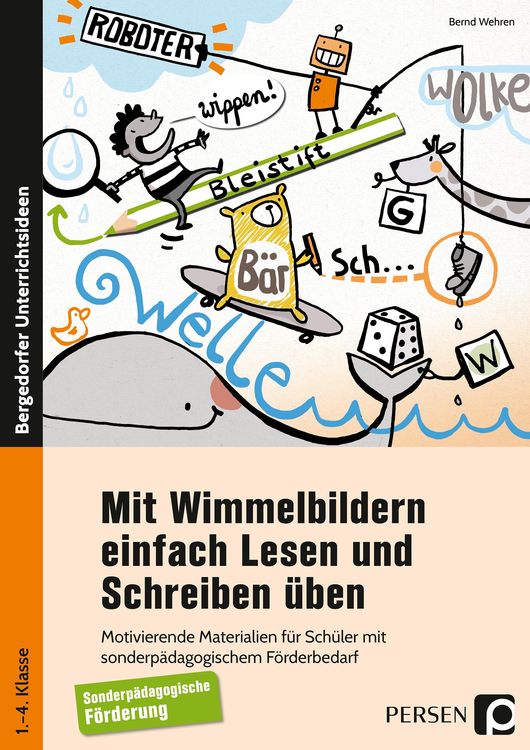 Produktbild: Mit Wimmelbildern einfach Lesen und Schreiben &uuml;ben