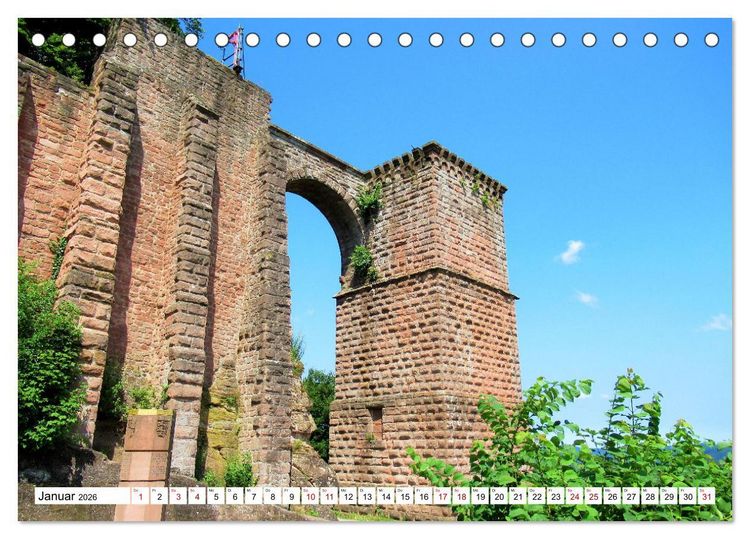 Produktbild: S&uuml;dliche Weinstra&szlig;e und S&uuml;dwestpfalz (Tischkalender 2026 DIN A5 quer), CALVENDO Monatskalender