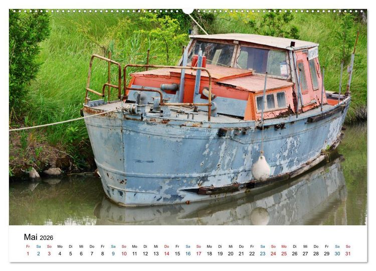 Produktbild: Unterwegs am Canal du Midi (Wandkalender 2026 DIN A2 quer), CALVENDO Monatskalender