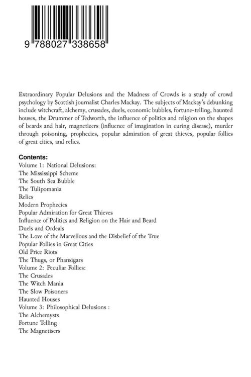 Produktbild: Extraordinary Popular Delusions and the Madness of Crowds
