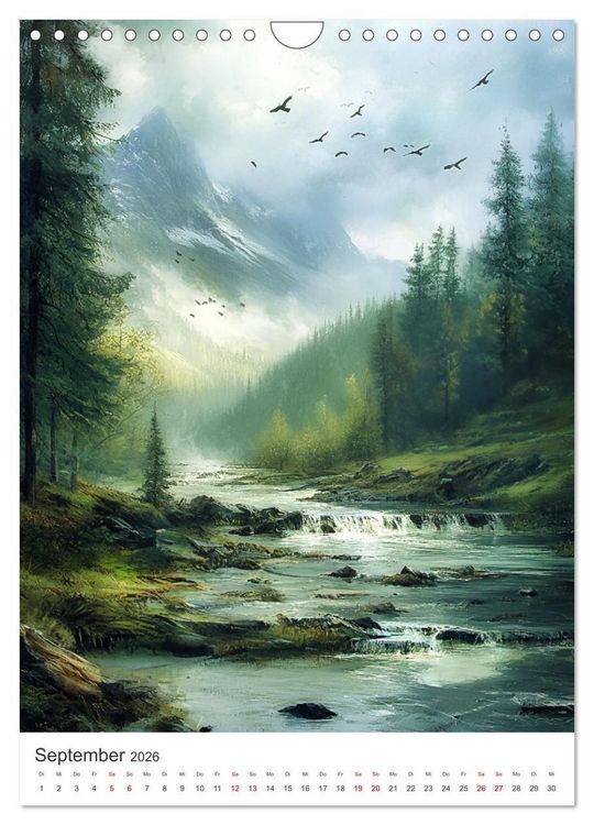 Produktbild: Midgard - Mythische Landschaften des Nordens (Wandkalender 2026 DIN A4 hoch), CALVENDO Monatskalender