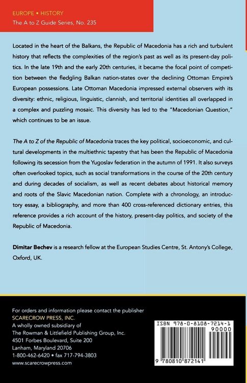 Produktbild: to Z of the Republic of Macedonia
