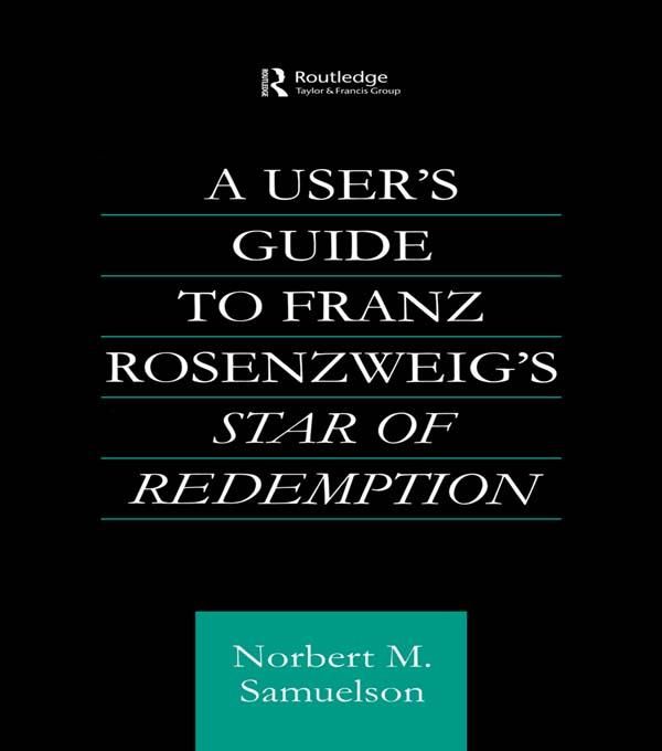 Produktbild: A User's Guide to Franz Rosenzweig's Star of Redemption