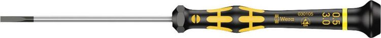 Produktbild: Wera 1578A ESD Schlitz-Schraubendreher Klingenbreite: 3mm Klingenl&auml;nge: 80mm