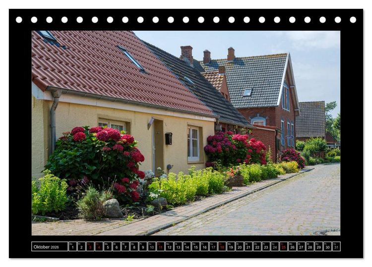 Produktbild: Rysum - Warfendorf in Ostfriesland (Tischkalender 2026 DIN A5 quer), CALVENDO Monatskalender