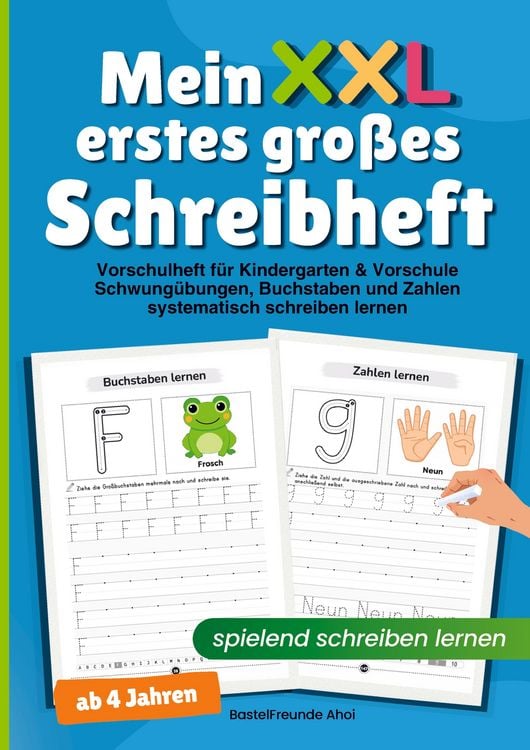 Produktbild: Mein erstes gro&szlig;es Schreibheft - spielend schreiben lernen ab 4 Jahren