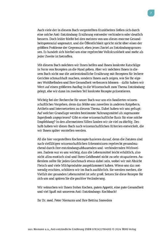 Produktbild: Medical Cooking: Antientz&uuml;ndliche Ern&auml;hrung