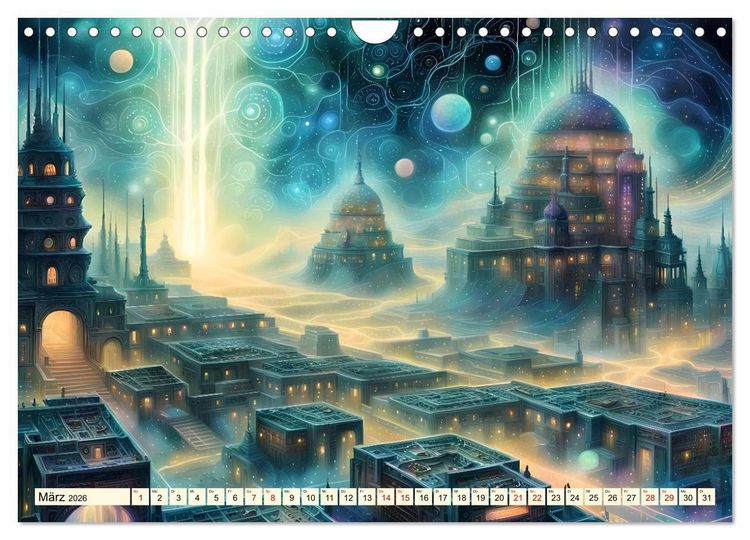Produktbild: Vernetzte Visionen (Wandkalender 2026 DIN A4 quer), CALVENDO Monatskalender