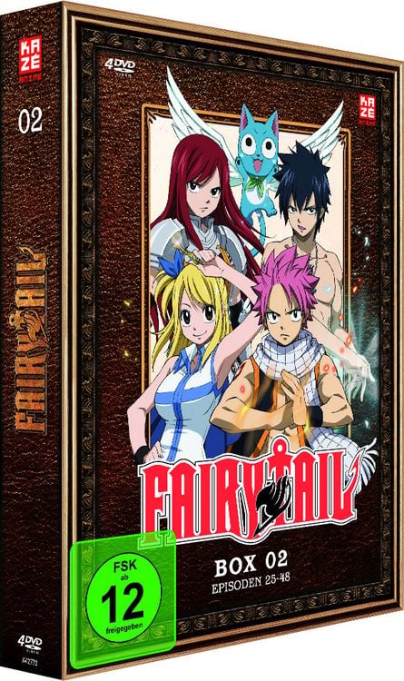 Produktbild: Fairy Tail - TV-Serie - Box 2 (Episoden 25-48) [4 DVDs]