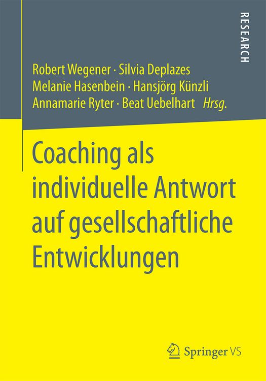 Produktbild: Coaching als individuelle Antwort auf gesellschaftliche Entwicklungen